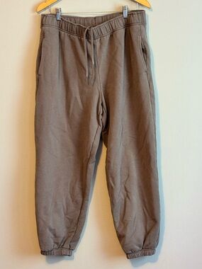 Athleta coco colored jogger sweatpants large euc